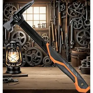 22-Ounce Forged Steel Framing Hammer with Straight Claw, Smooth Face Design for Precision Strikes, Magnetic Nail Starter for Easy Nail Placement, Extra-Large Squared Strike Face for Enhanced Control, Durable Construction for Professional Use