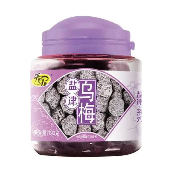 TEN WOW Salted Plum Preserves, Sweet & Sour Dried Plum Snacks, 190g - Authentic Chinese Mume Fruit Candies TEN WOW Salted Plum Preserves, Sweet & Sour Dried Plum Snacks, 190g - Authentic Chinese Mume Fruit Candies