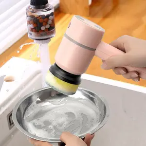 Electric Spin Scrubber, Wireless USB Rechargeable Automatic Cleaning Brush for Kitchen Cleaning