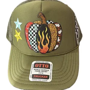 Fall Pumpkin Trucker Hat