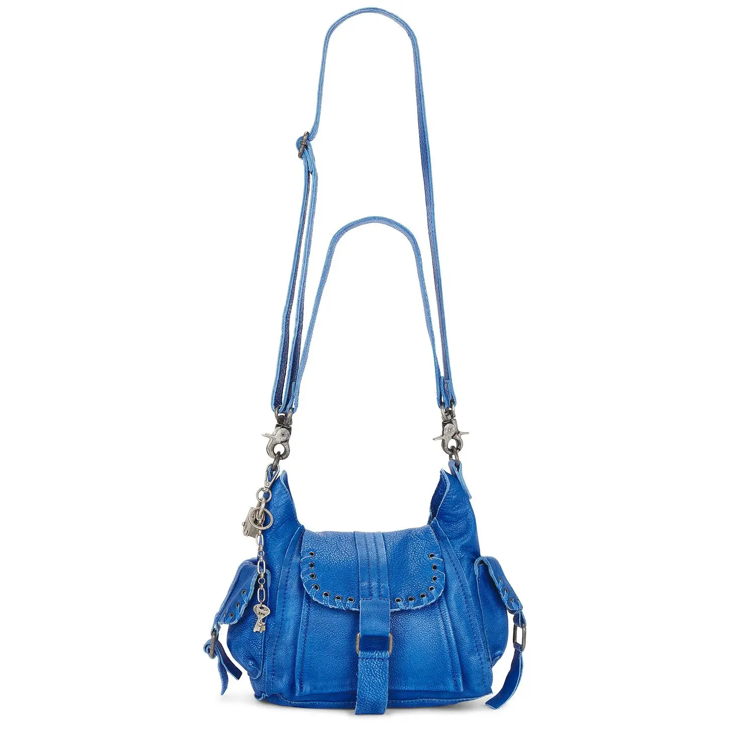 Free People Wtf Baby Leigh Shoulder Bag in Sapphire