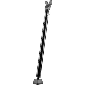 Door Security Bar, 25-45 inch, Security Door Stopper, for Home, Apartment, Hotel, Travel, Black, 1-Pack