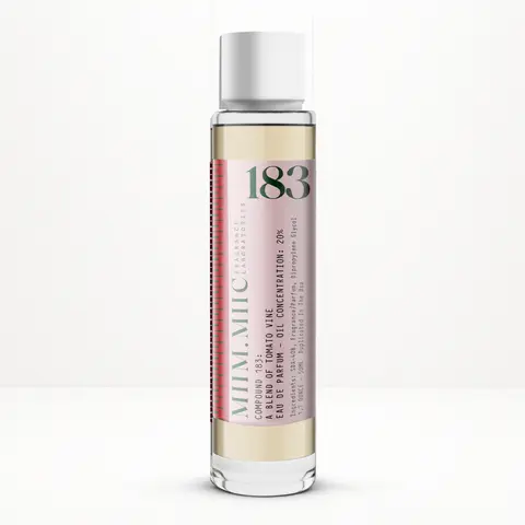 Cult-Fave Tomato Vine Unisex Eau De Parfum No.183 - 50ml/1-1.9fl oz Concentrated Scent, Garden-Fresh Energy Tomato-Leaf, Soft Herbal Drydown, Earthy Warm Finish, Youth-Focused Daily Wear Perfume, No Harmful Additives