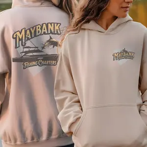 Maybank Fishiing Charters Unisex Hooded Sweatshirt 2 Sides-JJ Maybank Fishiing Shirt, Outer Banks Shirt, Gift for Fishiing, And Boat Owners -OBX Style