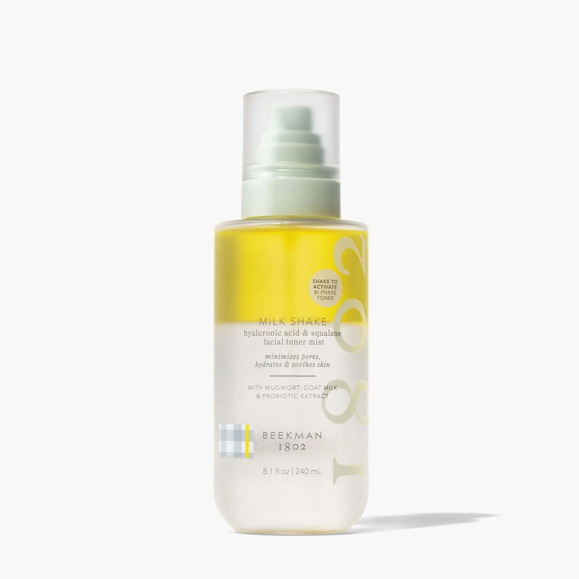 Milk Shake Hyaluronic Acid & Squalane Facial Toner Mist; Hydrates, Soothes Skin, Sensitive, Mugwort, Hydration, Minimizes Pores