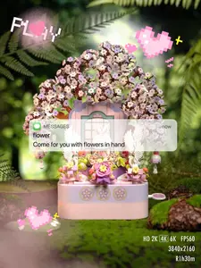 Lucky Emma Sakura Building Blocks Music Box