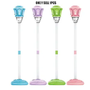 Bubble Maker Toy for Kids Automatic BubbleBlaster with Music & Lights Adjustable HeightPerfect for Outdoor & PartyMassive Bubbles, Includes 60ML Bubble Solution Bubble Spinner Wand