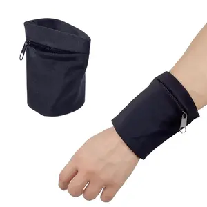 Wrist Wallets Wristband with Zipper, Key Card Storage Bags for Women and Men, Perfect for Outdoor Running and Hiking Sports, Wrist Accessories
