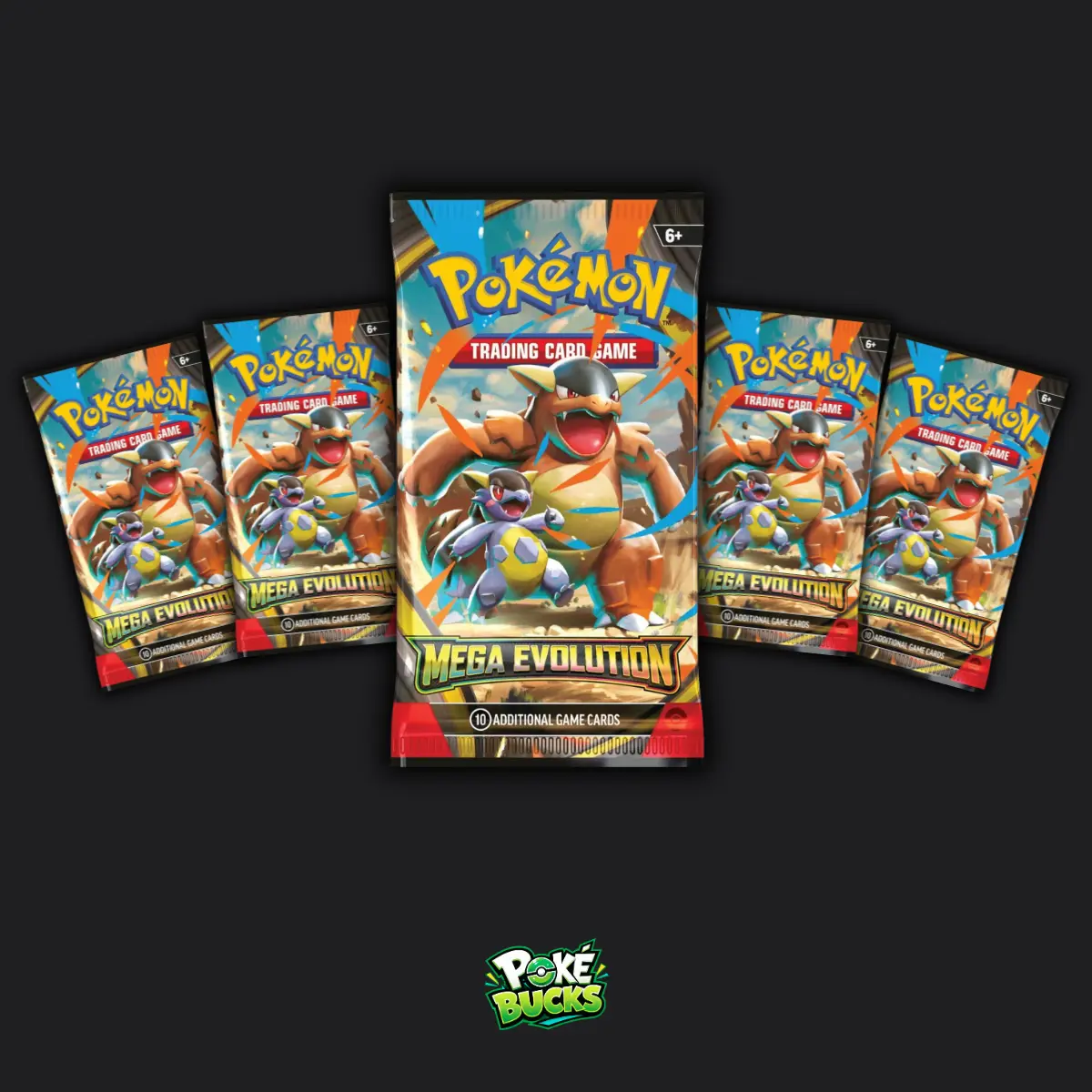 Mega Evolution - 5 Pokémon Booster Packs