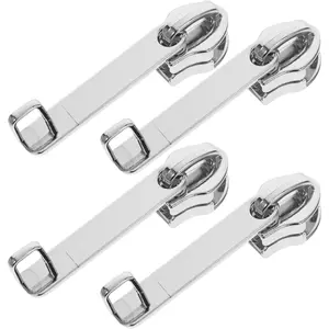 4pcs Zipper Repair Kit, Luggage Zipper Pull, with Layer Security Pull Tabs for Suitcase and Backpack Repair 2.6x0.7inch