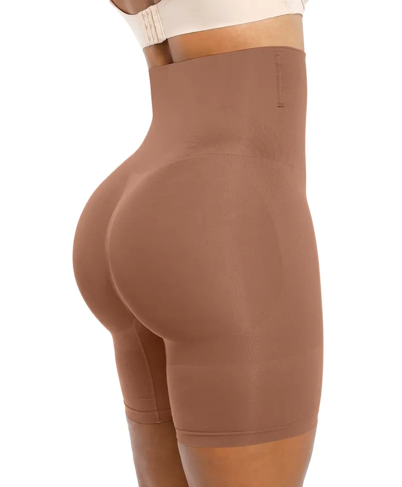 Shapellx Shapewear Sculpting Shorts for Women Seamless High Waisted Body Shaper Thigh Slimming Underwear