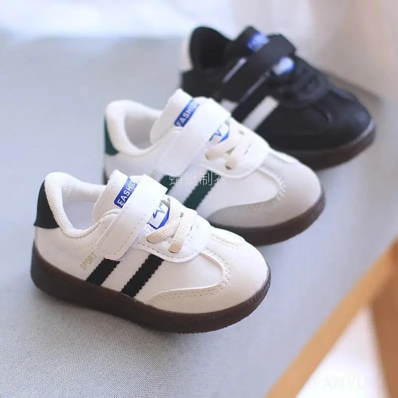 2025 New Toddler Size Trainers for 0-4Y Boys & Girls, Anti-slip Soft Sole, Breathable Casual Skateboard Style Spring First Walkers