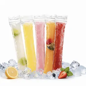 100-Pack DIY Popsicle Bags – Homemade Ice Pop Maker, Leak-Resistant, BPA-Free, Easy-Fill Frozen Treat Pouches for Kids & Family