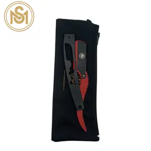 SHAH MIR TRADERS Manual Beard & Eyebrow Razor - Carbon Steel Facial Razors - Lightweight, Ergonomic Handle -, Beard, Mustache, and Eyebrows - Smooth and Easy to Use - Comfort Lightweight