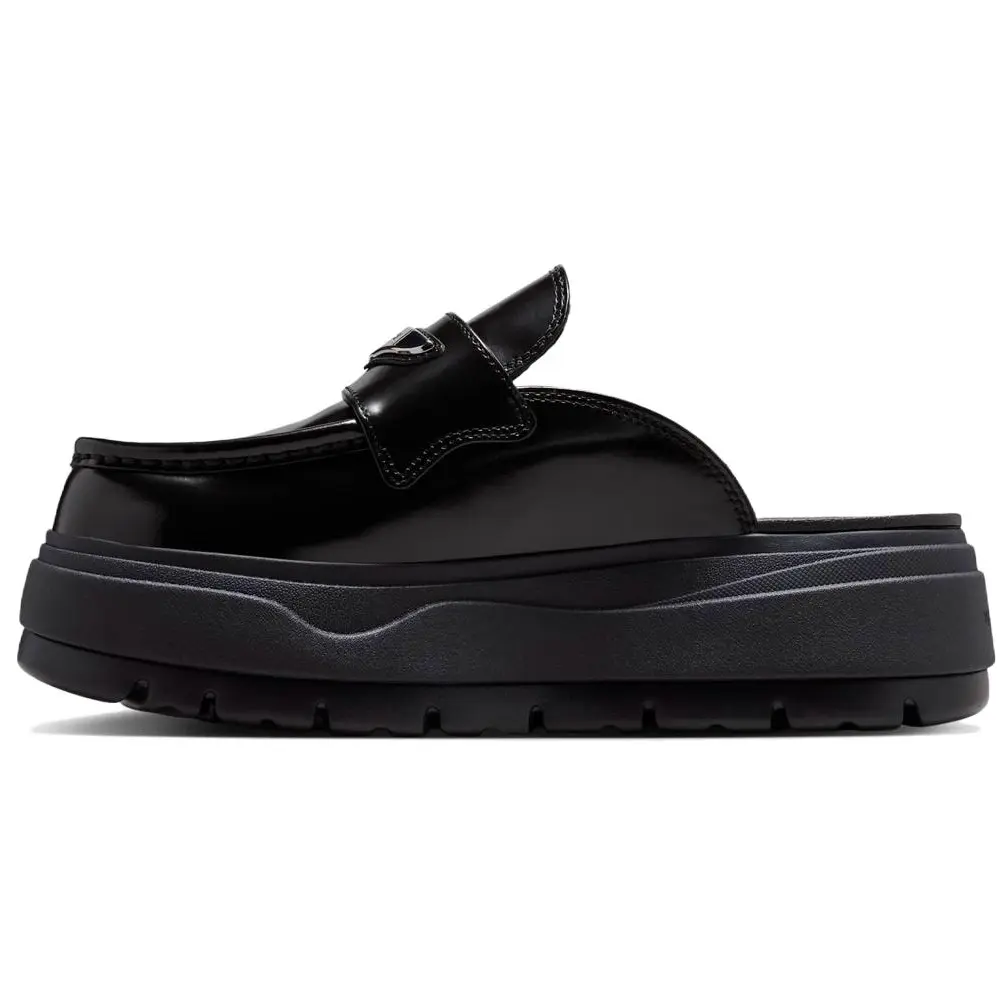 Jordan Mule Black Metallic Silver Versatile Comfort Women's HJ4292-001