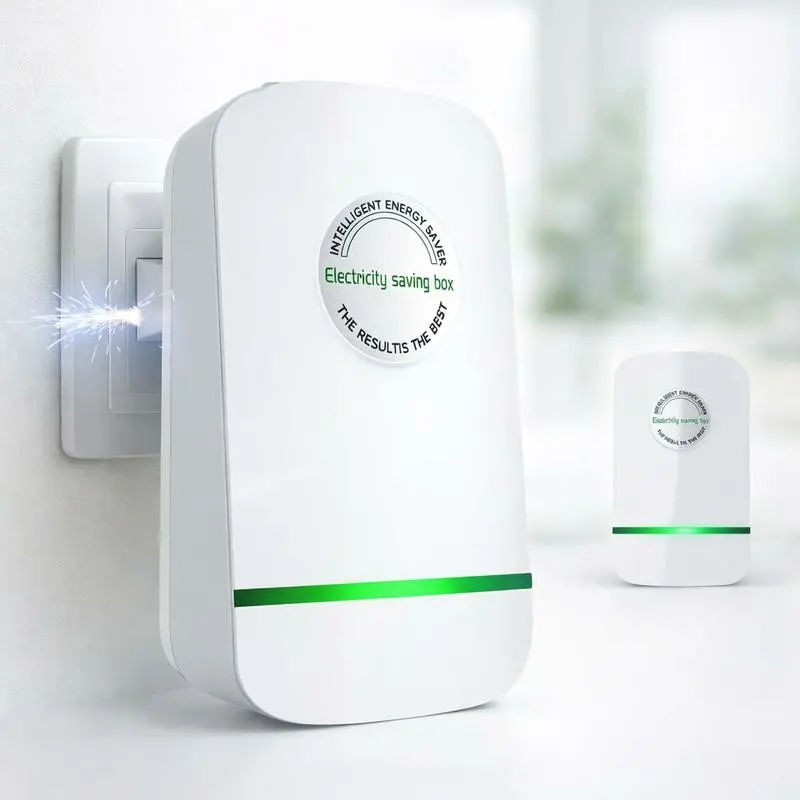 2026 New Plug-In Device with US Plug, Energy Saver Electricity Saving Box, Energy Savings Device with Voltage Optimization for Home & Office 90V-250V US Plug