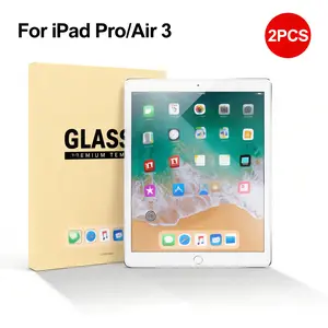 iPad Pro 10.5 Screen Protector, Ultra-Clear Protective Anti-Scratch Tempered Glass Film, Durable Protection for iPad Pro & Pad Air 3 Accessories