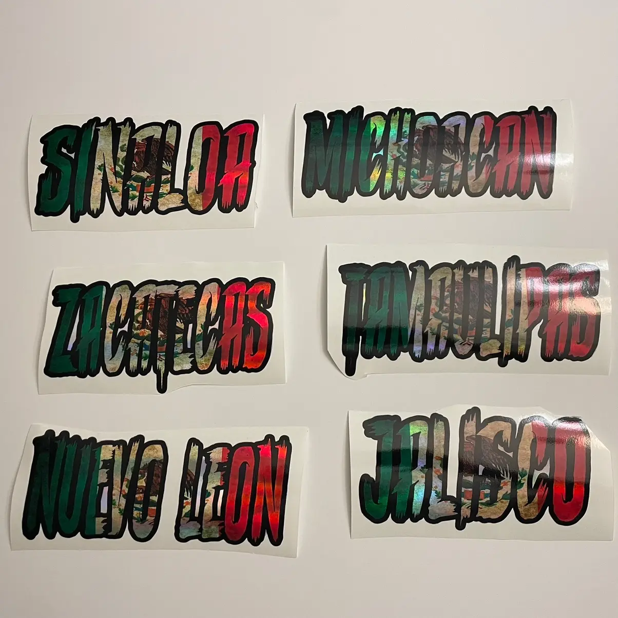 Mexican state decals Mexican state decals