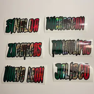 Mexican state decals