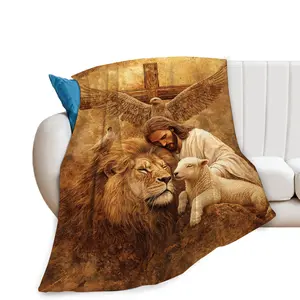 Cross Print Plush Fuzzy Fleece blAnkets Gifts for Girls Boys Women Super Soft Warm Cozy God Eagle Stuff for Men Women Couch Bed blAnket Decor 50×40