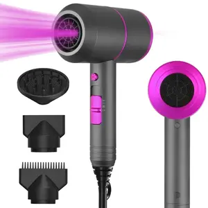 Powerful Ionic Hair Dryer, 1 Set Hair Dryer & Concentrator & Diffuser, Frizz Reduction, Multifunctional Hair Dryer, Hair Styling Tool for Men Women, Hair Blow Dryer for Home Salon Travel