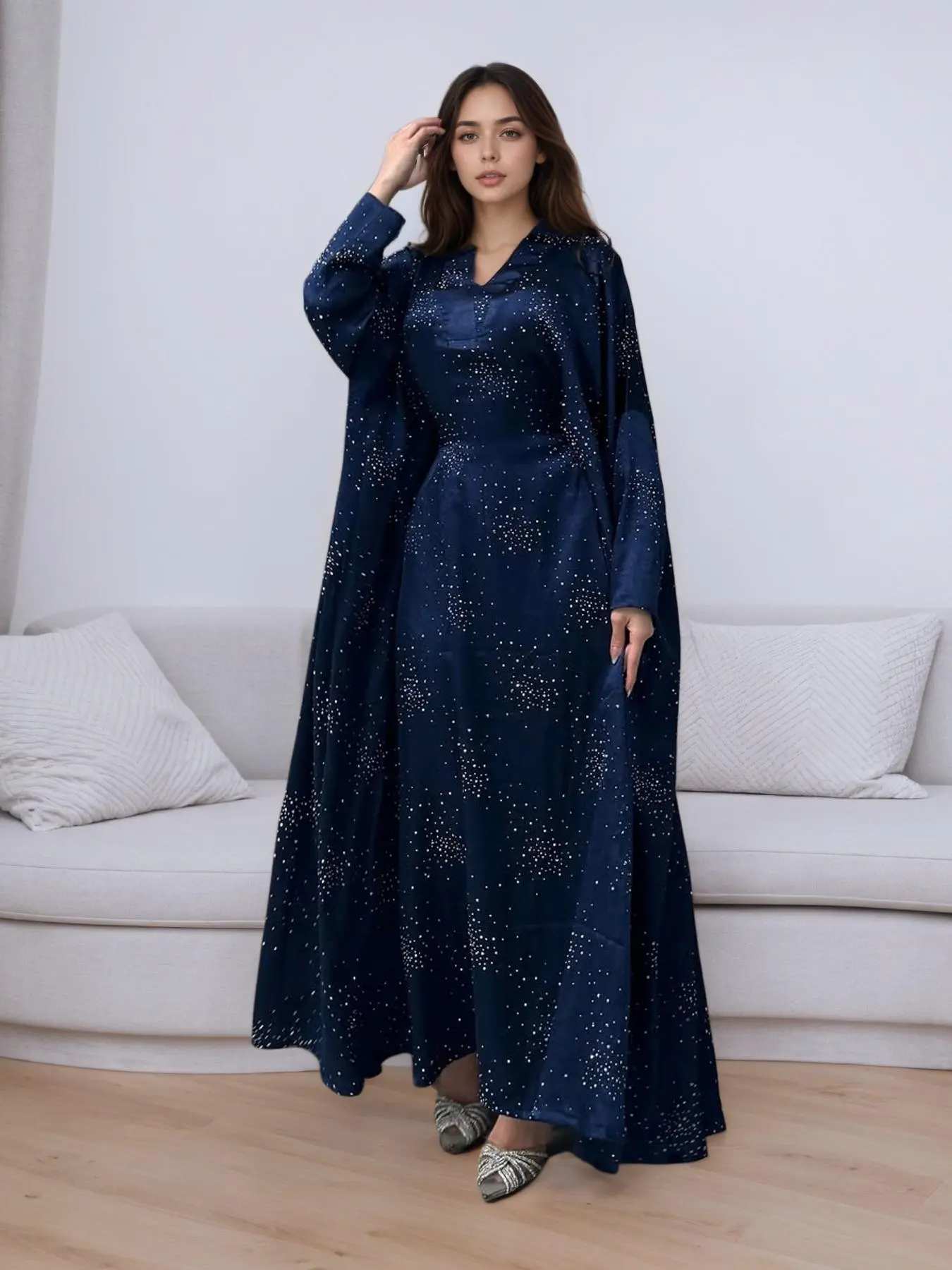islamic long sleeve dresses Islamic Women Muslim Long Sleeve Maxi Dress Evening Kaftan Dubai Dresses Arab
