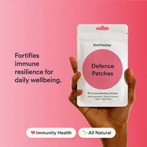 Kind Patches, Defence Patches, 30 Immune Boosting Patches: Natural Ingredients, Essential Nutrients, Vegan, 1 Month Pack