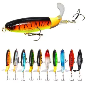 Artificial Fishing Lure, 15g Floating Fishing Bait with Hook, Various Colors Practical Fishing Accessories, Essential Fishing Tools and Supplies for Outdoor Fishing
