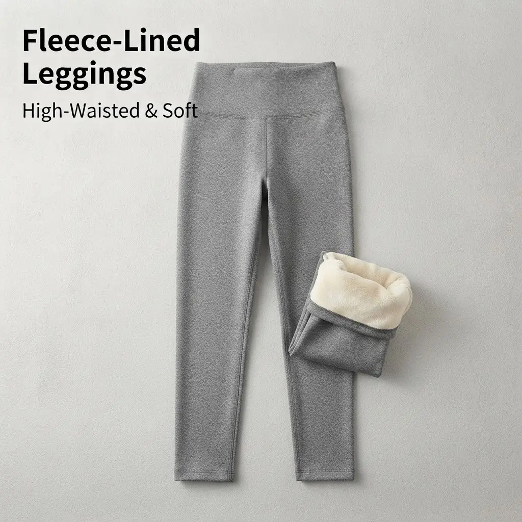 The Ultimate Winter and Fall Thermal Sherpa Lined Leggings for Women Thick Warm Fleece Pants High Waist Tummy Control Butt Lifting Compression Tights with Deep Pockets Outdoor Running Snow Activewear