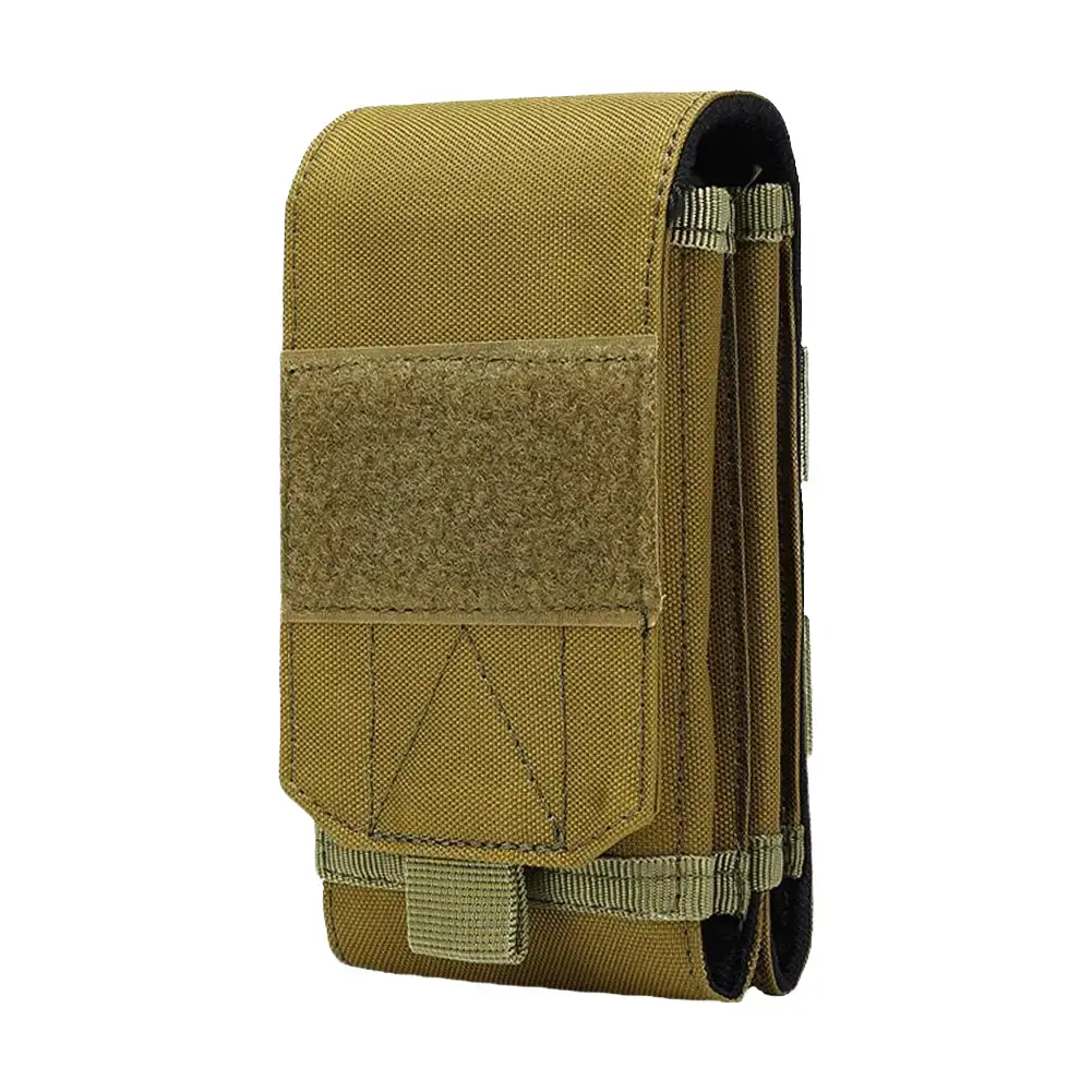 7Inch Double Pocket Phone Holster,Universal Belt Pouch,Compatible with 4-6.9In Smartphones,Multi-Pocket Design,for Daily Carry and Outdoor Activities,Sports Zipper Belt Bag Concealed Carrying Belt