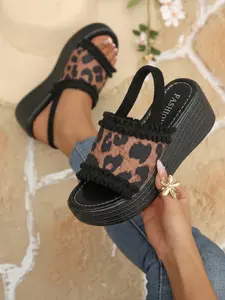 Party Nightclub Essential Sequin Sandals, Dual Strap Glitter Thick Sole Waterproof Platform, Tall and Slimming Versatile Slip-On Shoes