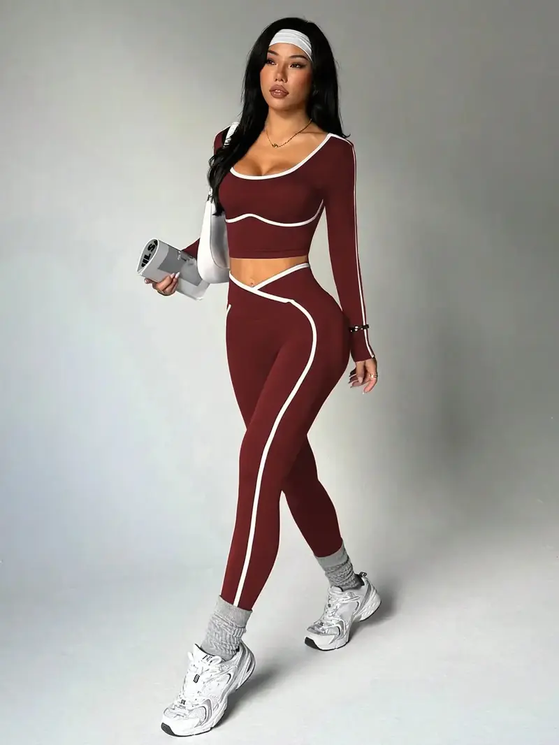 knee length dresses for ladies Women's Side Stripe Track Suit main image 0