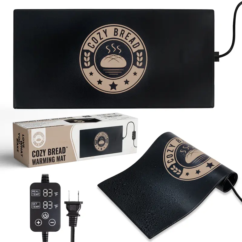 Cozy Bread Proofing Mat | 10in X 20.75in | 70°F-120°F Thermostat Controlled | The Original Sourdough Proofing Mat