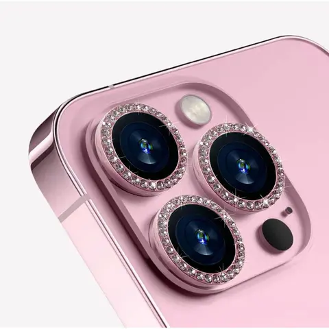 Entronix Camera Lens Protector for Apple iPhone 18/17/16 Plus/Pro Max - Luxury Rhinestone Camera Lens Protectors, Smartphone Accessories Cover Dustproof