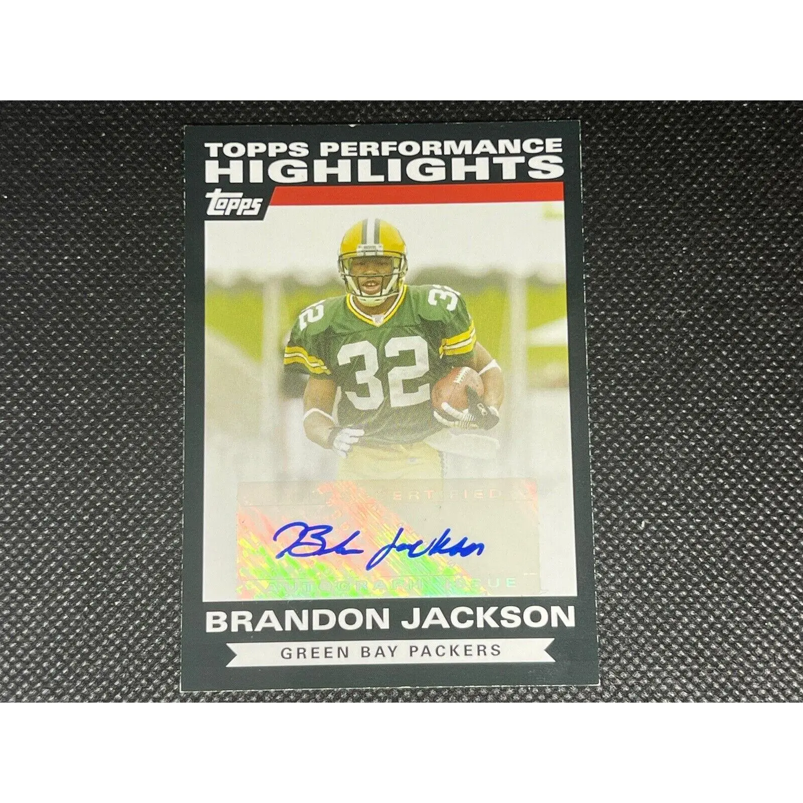 Brandon Jackson Autograph - 2007 Topps Performance Highlights - THA-BJ