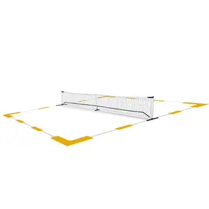 ZENY Regulation 22FT Portable Pickleball Net Steel Stand W/Court Markers & Carry Case