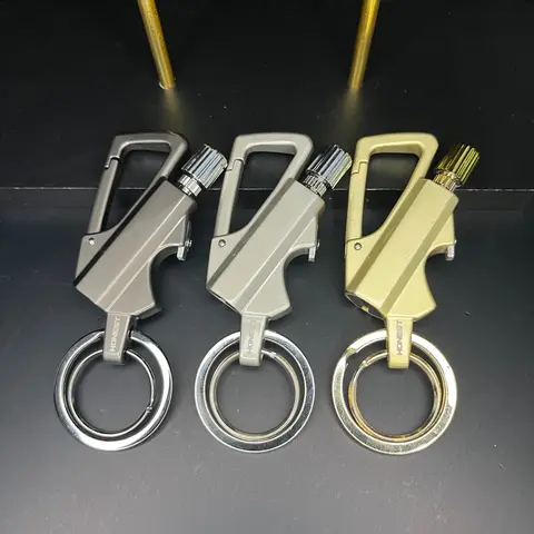1-Pack Stylish Practical Bottle Opener Keychain with EDC Bottle Opener Function, Built Tough for Travel, Camping Hiking Survival Supplies, Car and Home Daily Use (Fuel Not Included)
