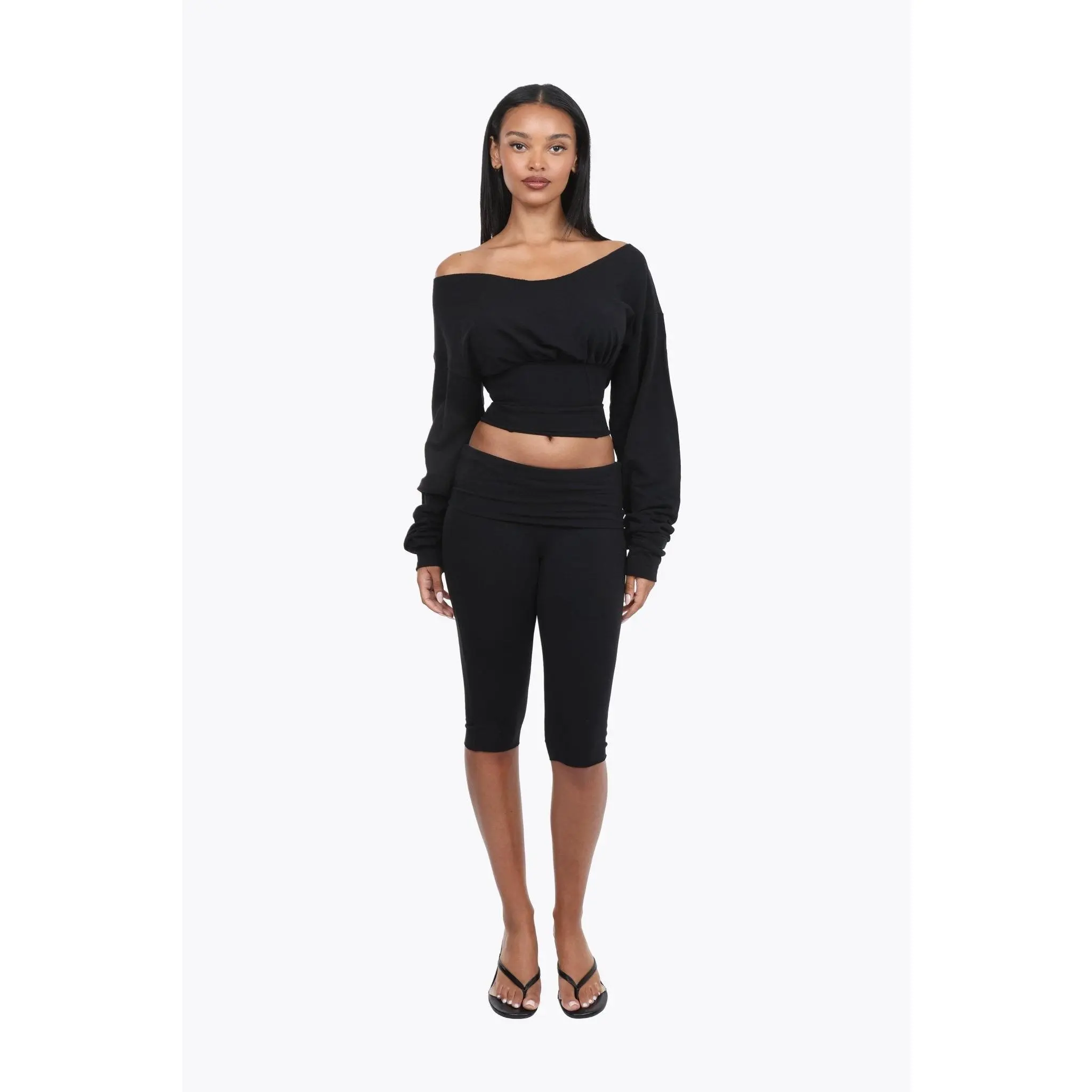 Cozy Foldover Capri