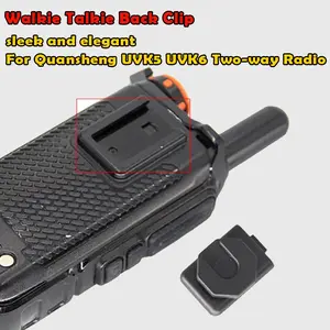 Back Buckle Compatible with Quansheng K5 Walkie-Talkie Back Clip Adapter, K6 Handheld Quick-Release Rotating Belt Mount, UV-K5 UV-K6 Handheld Radio Quick-Release Buckle Hanger Waist Bracket,Two-way radio accessories