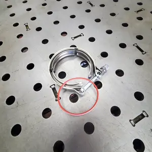 Compressor clamp and o-ring for 54mm outlet - HE200, HE221