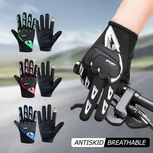 1 Pair of Breathable Non-slip Gloves for Men and Women, Outdoor Sports Gloves, Cycling, Fitness Training, Fishing, Full Finger Gloves Adjustable Straps