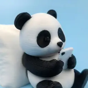Panda Sculpture Ornament, Desktop Office Decoration, Car Decor, Creative Animal Model, Home Gift Collection, Animal Decorations