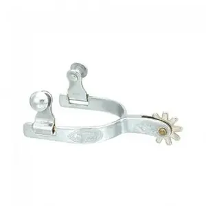 Kelly Silver Star Cp Youth Spurs 9 point rowel