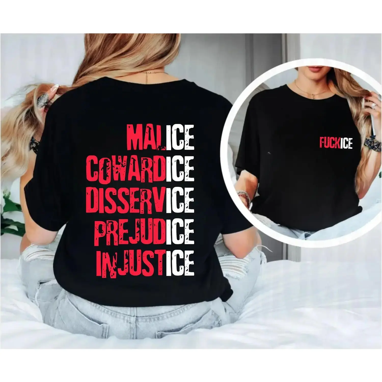 Resist Fascism and Nationalism with Pro Immigration Anti Ice Rally Shirt Support Democracy