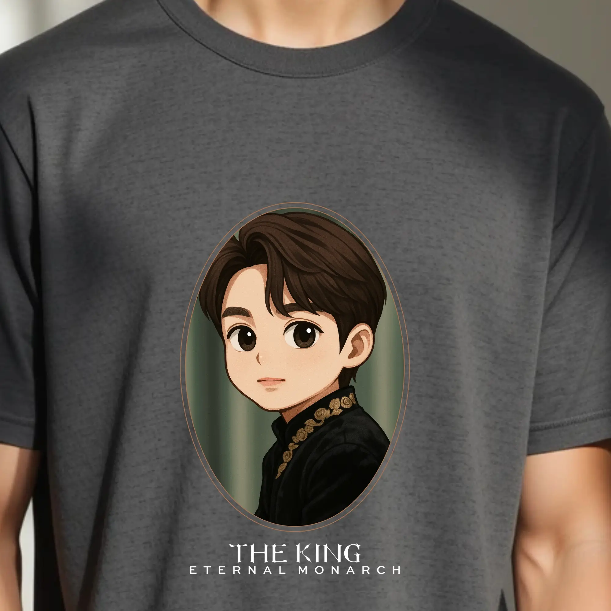 The King: Eternal Monarch T-Shirt – LeeMinHo Fan Shirt – Korean Drama Aesthetic Tee – Kdrama Gift for Drama Fans Cotton Menswear Womenswear Top Unisex Male Lead Illustration, Breathable, Crewneck, Tshirt, Casual