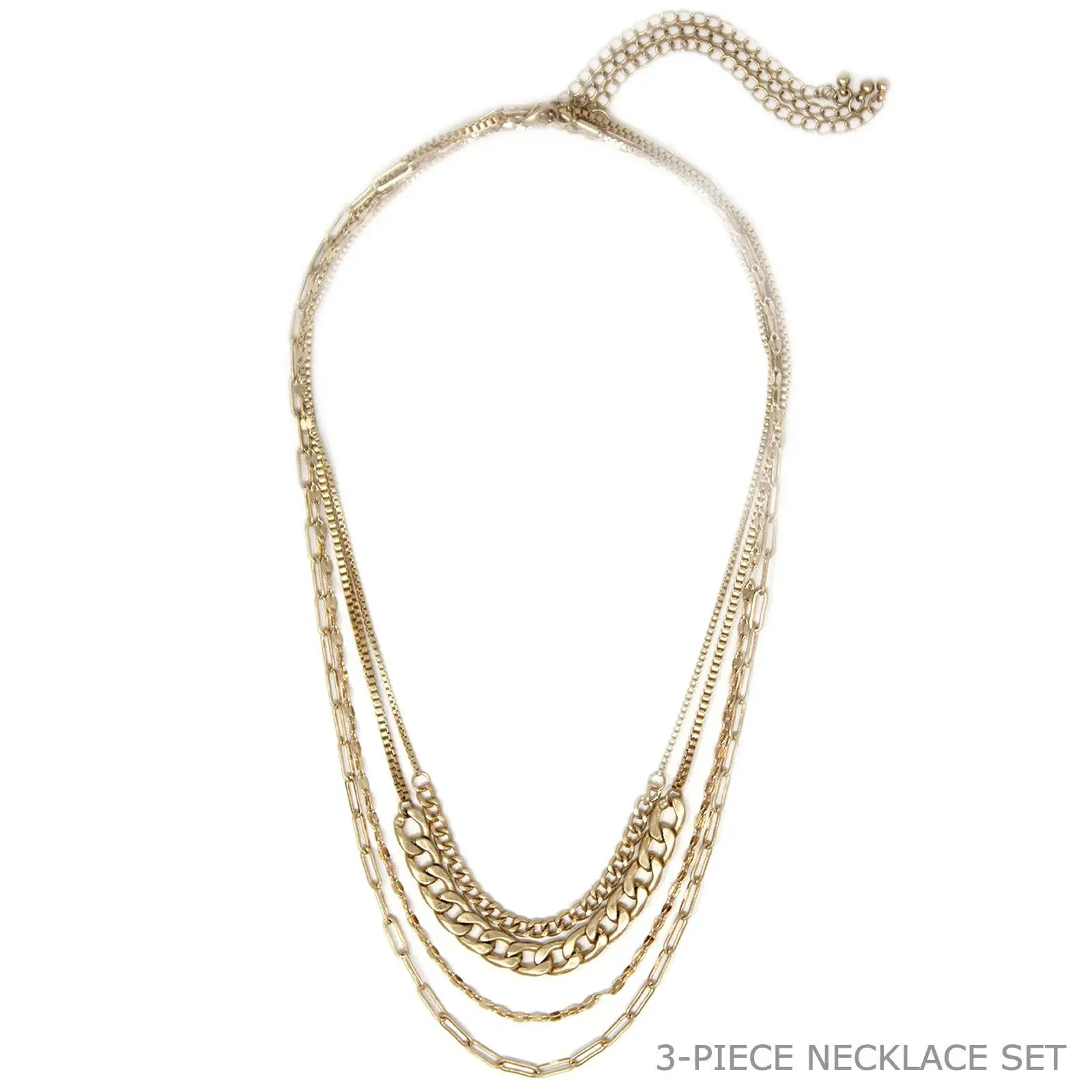 Brooklyn Four Chains Necklace