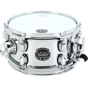 Mapex MPX Steel Side Snare Drum - 5.5 x 10-inch - Polished (MPNST0551CN)