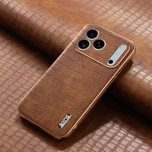 Leather Texture Anti-Drop Phone Case for iPhone 17 Pro Max, Durable Protective Cover for iPhone Models 17 Air & More, Stylish Mobile Accessory, Protector, Casing, Smartphone, Protection, Cellphone