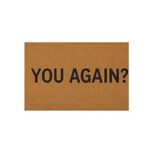 Outdoor Rug 100% Polyester Chenille Non-Slip Durable Breathable Quick-Dry Multiple Sizes Hemmed Edges for Patio or Porch