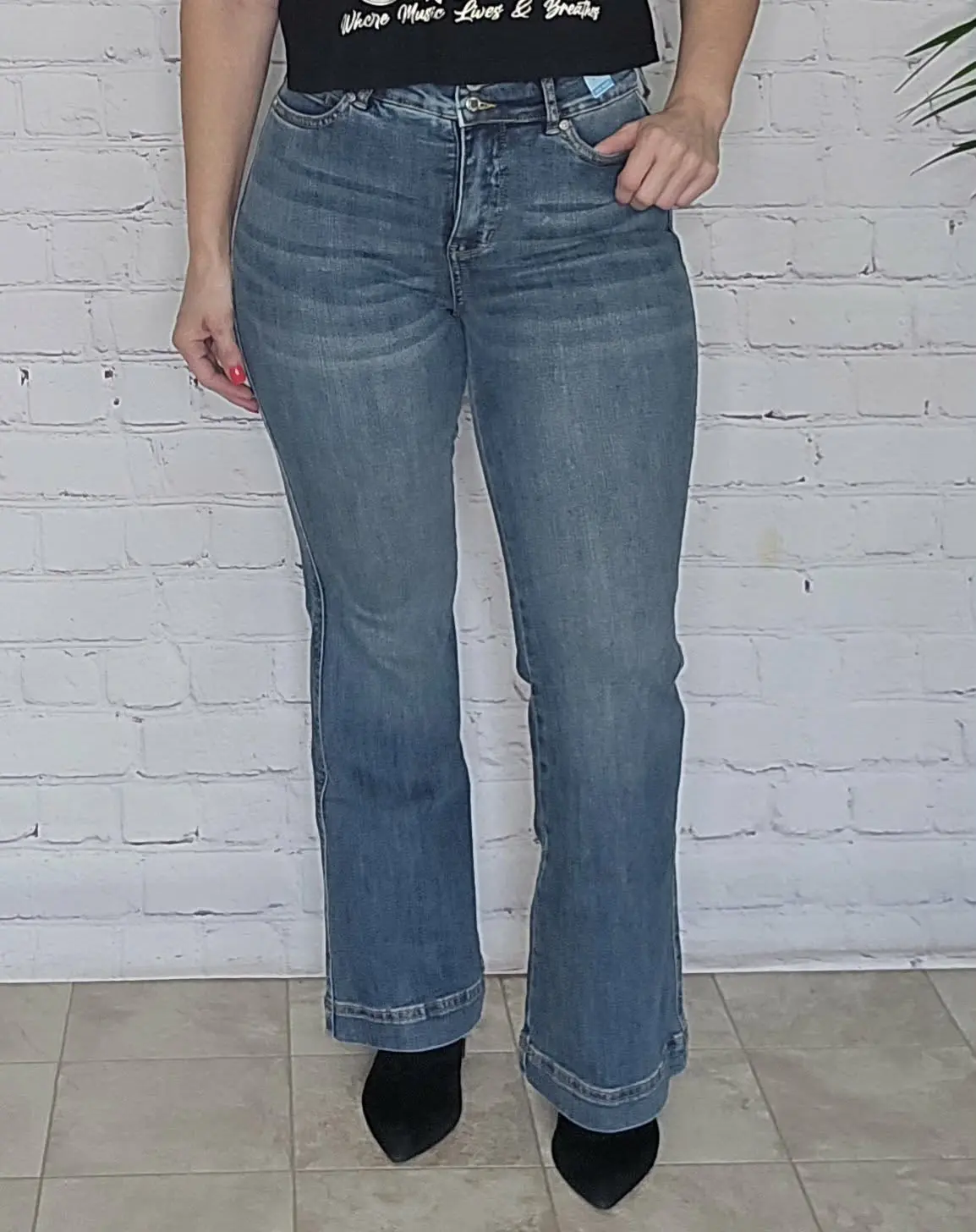 Judy Blue Petite Tummy Control Flare